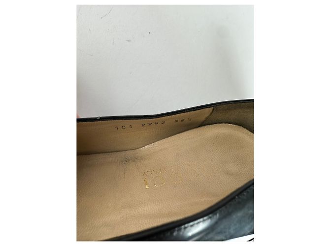 Vintage Gucci Lackleder-Pumps mit Pferdebit EU35,5 Schwarz - Ansicht 8