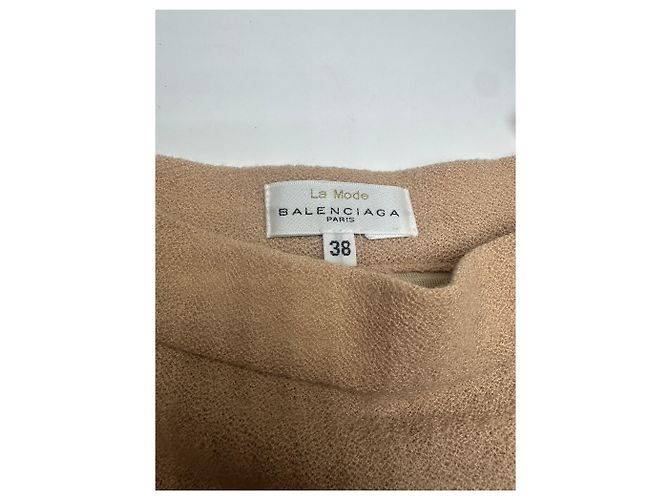 Vintage Balenciaga Woll-Zwillingsset Camel 38/M Kamel - Ansicht 12
