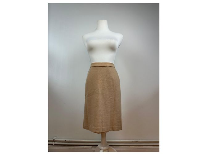 Vintage Balenciaga Woll-Zwillingsset Camel 38/M Kamel - Ansicht 15
