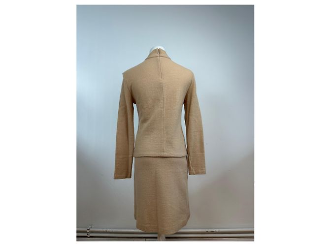 Vintage Balenciaga Woll-Zwillingsset Camel 38/M Kamel - Ansicht 4