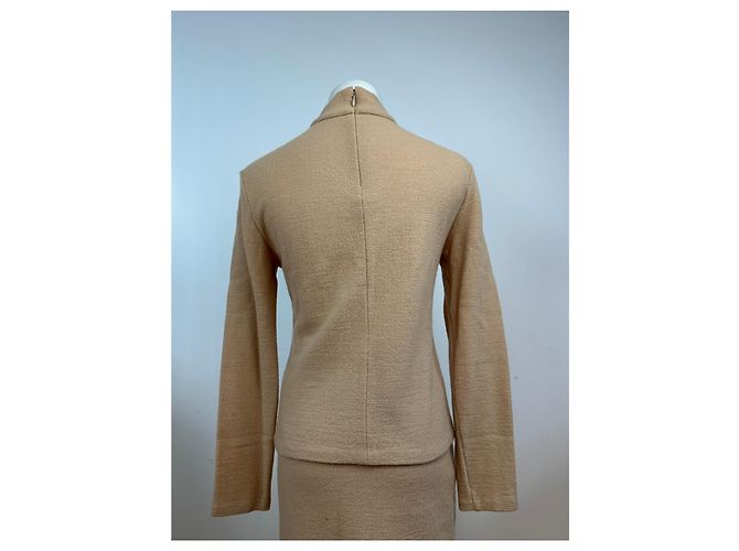 Vintage Balenciaga Woll-Zwillingsset Camel 38/M Kamel - Ansicht 5