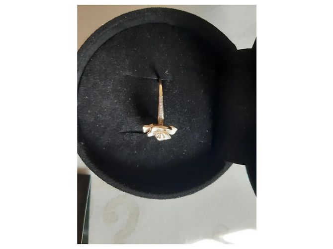 Autre Marque Anello Diamanta Orchid in Oro Giallo e Diamanti Gold hardware - vista 3