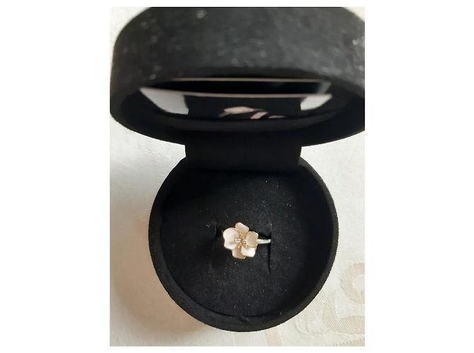 Autre Marque Anello Diamanta Orchid in Oro Giallo e Diamanti Gold hardware - vista 4