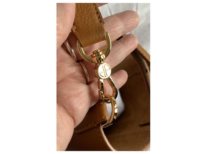 Autre Marque PATOU Borsa a Secchiello JP PM Pelle Camel Cammello - vista 11