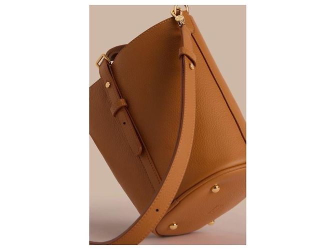 Autre Marque PATOU Borsa a Secchiello JP PM Pelle Camel Cammello - vista 3