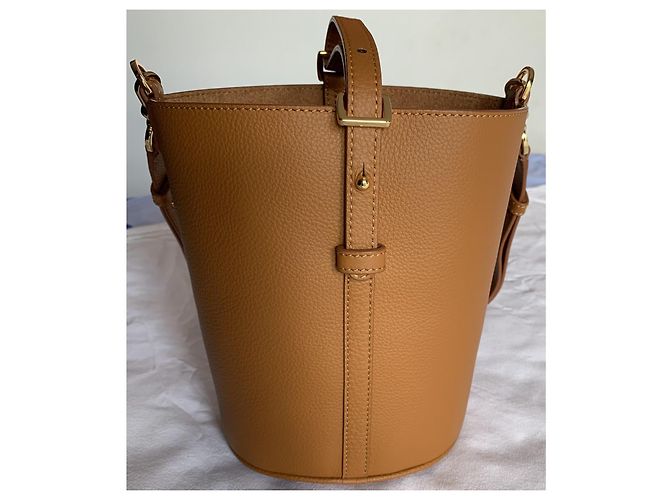 Autre Marque PATOU Borsa a Secchiello JP PM Pelle Camel Cammello - vista 6
