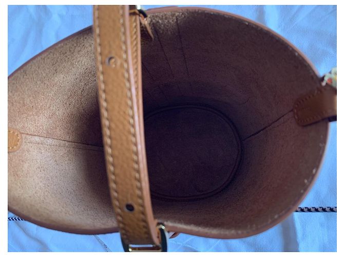 Autre Marque PATOU Borsa a Secchiello JP PM Pelle Camel Cammello - vista 8