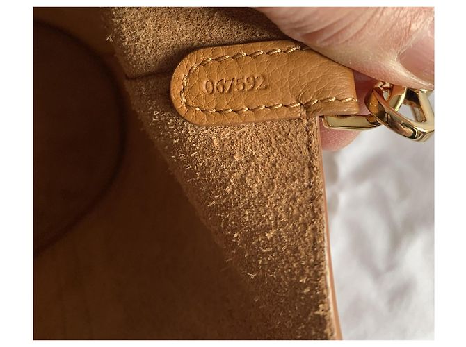 Autre Marque PATOU Borsa a Secchiello JP PM Pelle Camel Cammello - vista 9