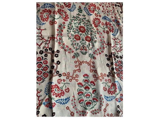 Ba&Sh GARANCE langer Rock Ecru Blumenprint Mehrfarben Roh - Ansicht 4