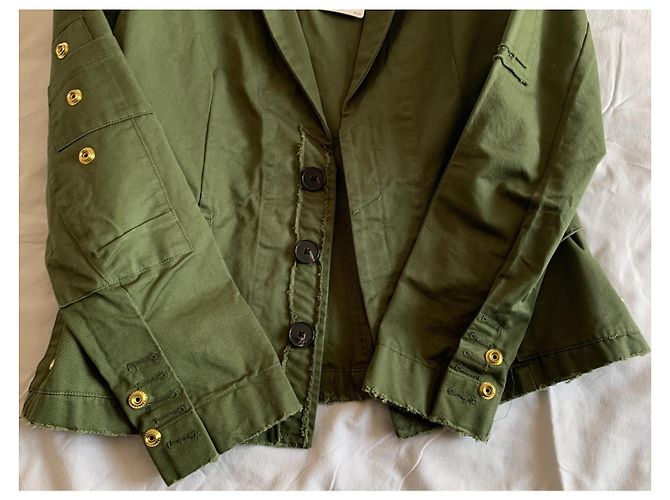 Chaqueta Zadig & Voltaire de algodón caqui Talla L - vista 10