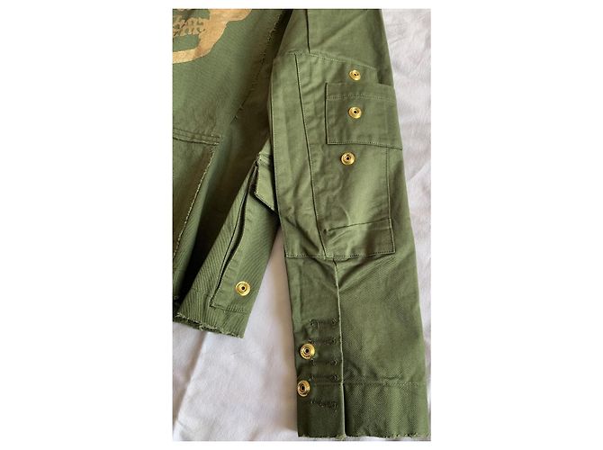 Chaqueta Zadig & Voltaire de algodón caqui Talla L - vista 12