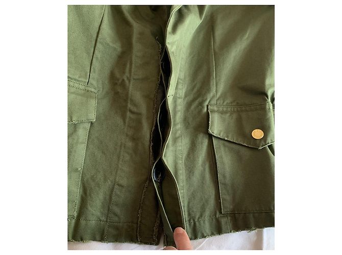 Chaqueta Zadig & Voltaire de algodón caqui Talla L - vista 13