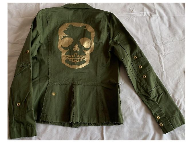 Chaqueta Zadig & Voltaire de algodón caqui Talla L - vista 14
