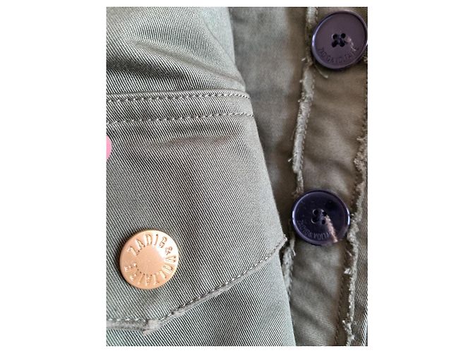 Chaqueta Zadig & Voltaire de algodón caqui Talla L - vista 16