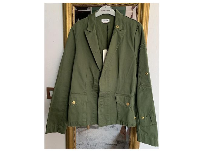 Chaqueta Zadig & Voltaire de algodón caqui Talla L - vista 2