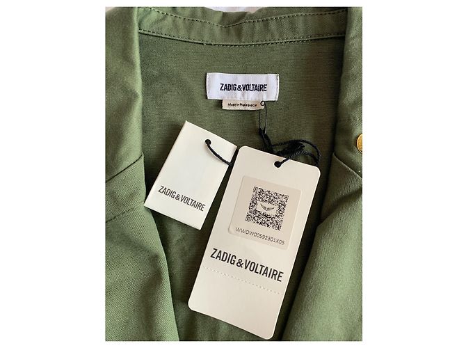 Chaqueta Zadig & Voltaire de algodón caqui Talla L - vista 6