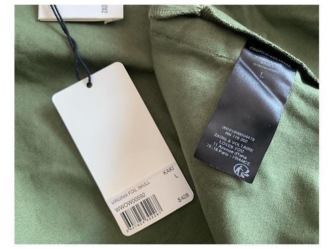Chaqueta Zadig & Voltaire de algodón caqui Talla L - vista 8