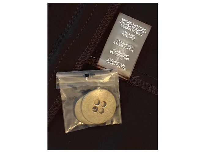 Tommy Hilfiger Brown Suede-Like Double-Breasted Jacket - view 7