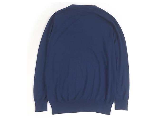 Hermès Suéter de lana Hermes Azul Azul marino - vista 3