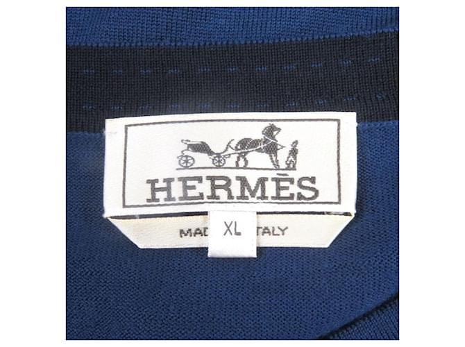 Hermès Suéter de lana Hermes Azul Azul marino - vista 4
