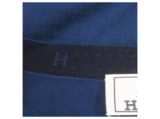 Hermès Suéter de lana Hermes Azul Azul marino - vista 5