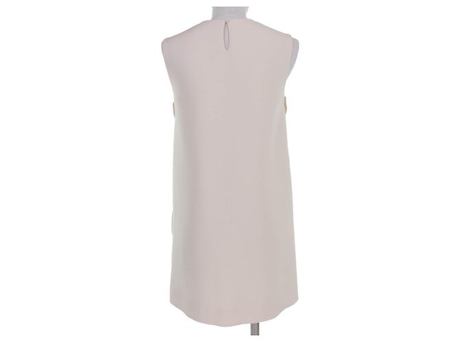Christian Dior 2-Wege Wollkleid Beige Roh - Ansicht 3