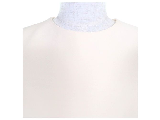 Christian Dior 2-Wege Wollkleid Beige Roh - Ansicht 4