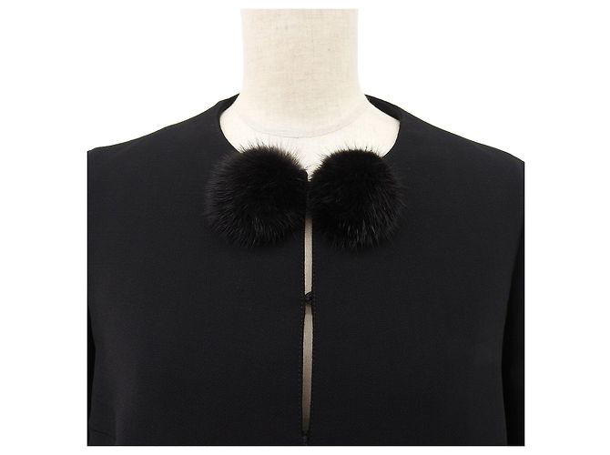 Chaqueta de piel de visón de lana Salvatore Ferragamo - vista 3