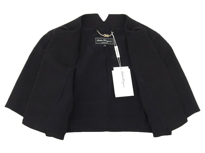 Chaqueta de piel de visón de lana Salvatore Ferragamo - vista 4