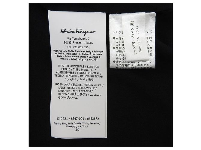 Chaqueta de piel de visón de lana Salvatore Ferragamo - vista 7