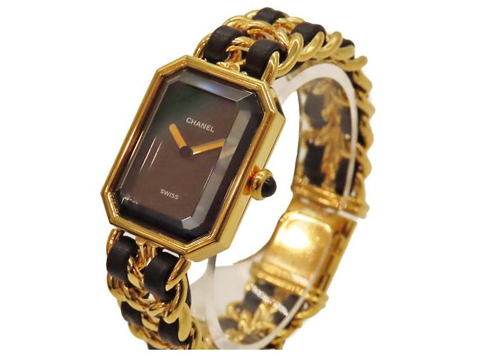 Chanel Première Gold Case Damen Uhr Schwarz - Ansicht 2