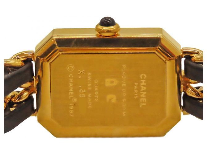 Chanel Première Gold Case Damen Uhr Schwarz - Ansicht 5