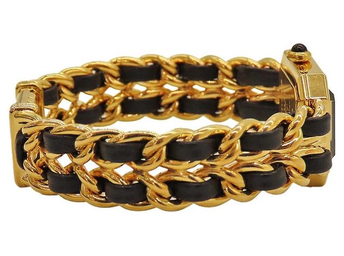 Chanel Première Gold Case Damen Uhr Schwarz - Ansicht 8