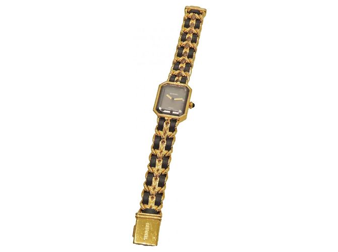 Chanel Première Gold Case Damen Uhr Schwarz - Ansicht 9