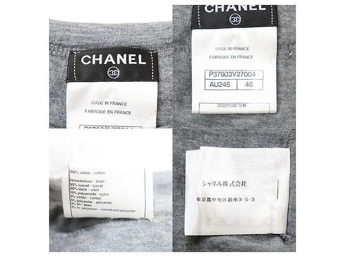 Timeless Camiseta de algodón Chanel P37903 Castaño - vista 10