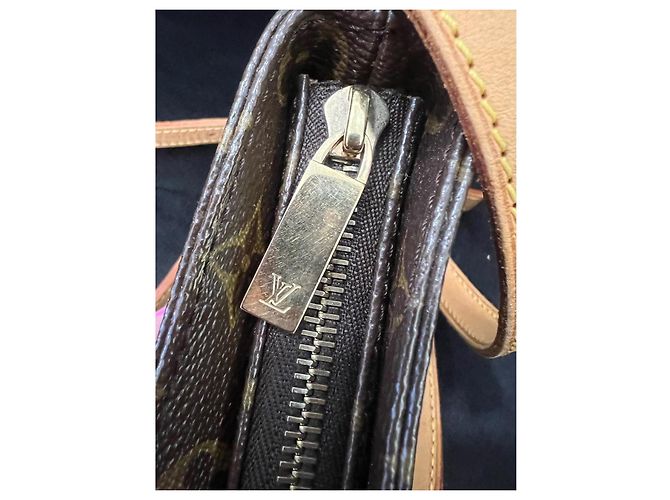 Borsa Louis Vuitton Trotter Monogram Panda Murakami Marrone Multicolore - vista 15