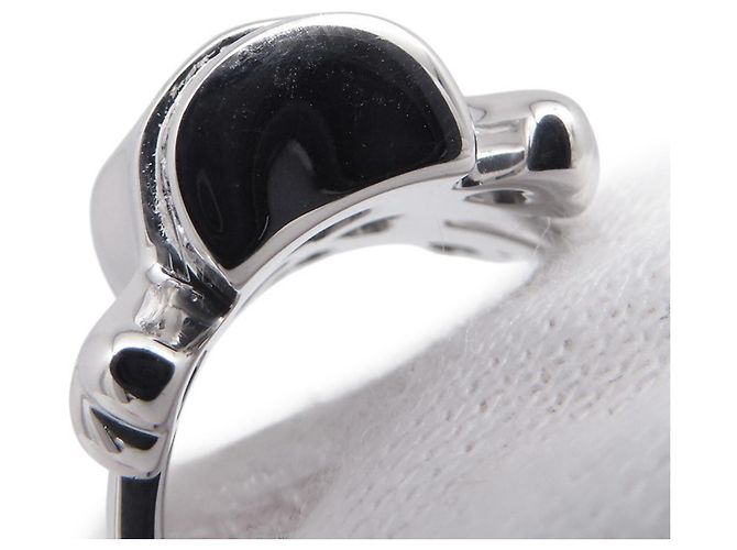 Christian Dior 18K Weißgold Tete de Mort Skull Ring - Ansicht 8