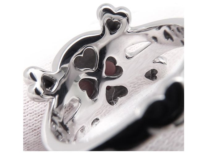 Christian Dior 18K Weißgold Tete de Mort Skull Ring - Ansicht 9