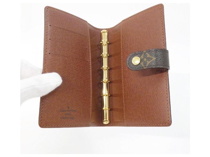 Organizer Agenda PM Monogram Panda Louis Vuitton R20011 Marrone - vista 5