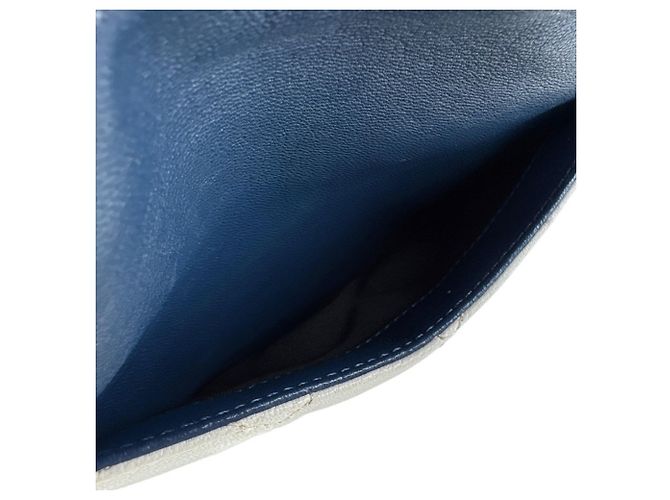 Autre Marque Chanel Rucksack aus Lammleder Schwarz Weiß Orange Marineblau - Ansicht 11