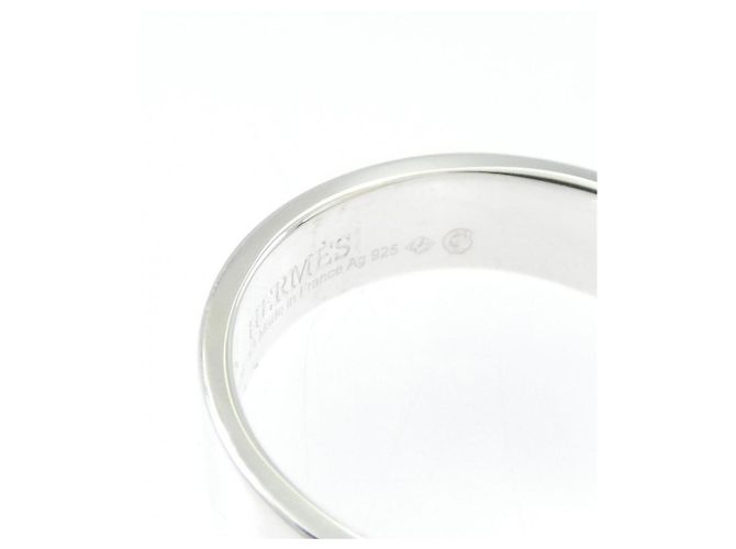 Ring Anello Collier de Chien Hermès Argento - vista 4