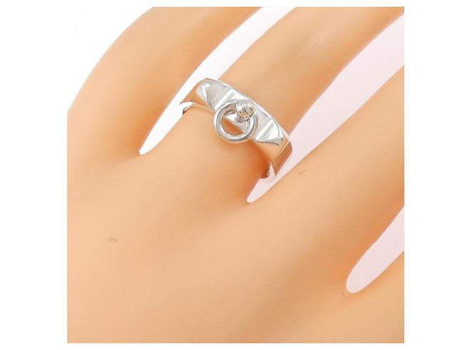 Ring Anello Collier de Chien Hermès Argento - vista 5