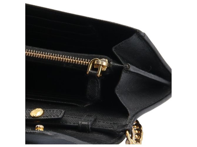 Saffiano Schultertasche von Prada Schwarz - Ansicht 8