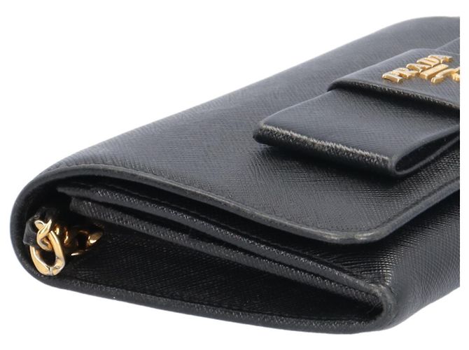 Saffiano Schultertasche von Prada Schwarz - Ansicht 9