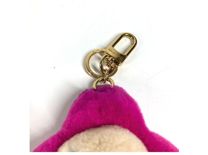 Vivienne Louis Vuitton Plüsch Schlüsselanhänger Pink Beige - Ansicht 2