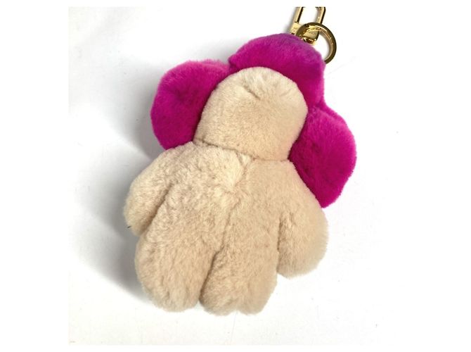 Vivienne Louis Vuitton Plüsch Schlüsselanhänger Pink Beige - Ansicht 5