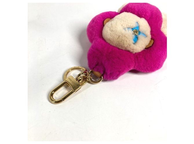 Vivienne Louis Vuitton Plüsch Schlüsselanhänger Pink Beige - Ansicht 8