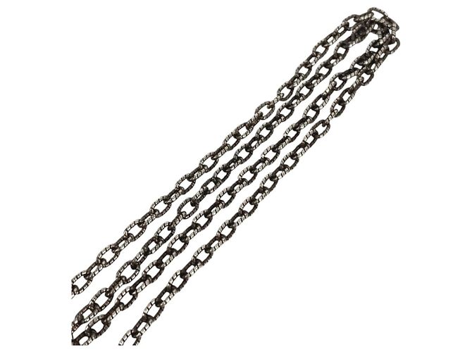 Collana a catena Ouroboros in oro 18K Gucci Argento D'oro - vista 8