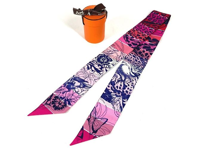 Foulard Twilly Jungle Love di Hermès Multicolore - vista 11