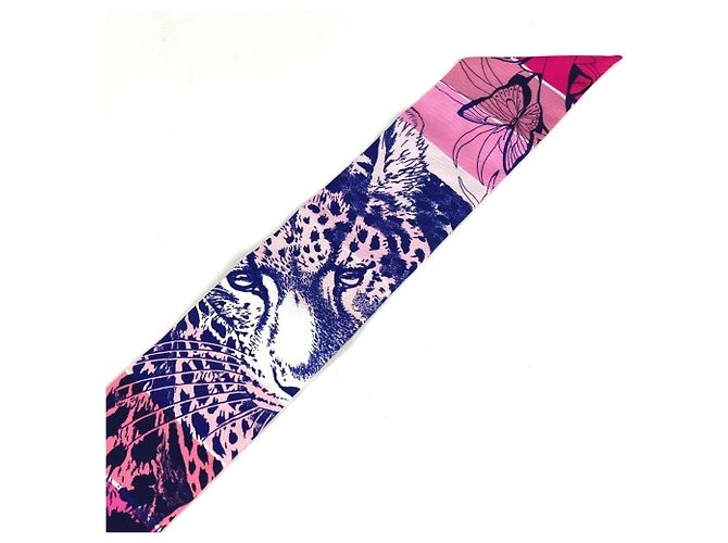 Foulard Twilly Jungle Love di Hermès Multicolore - vista 7